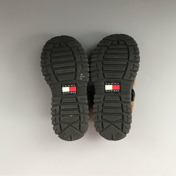 Tommy Hilfiger Kids Vintage Leather Toddler Fisherman Sandal 9.5M Comfort Rare